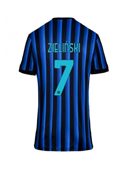 Inter Milan Piotr Zielinski #7 Replika Hemmakläder Dam 2025-26 Kortärmad Inter Milan Piotr Zielinski #7 Replika Hemmakläder Dam 2025-26 Kortärmad